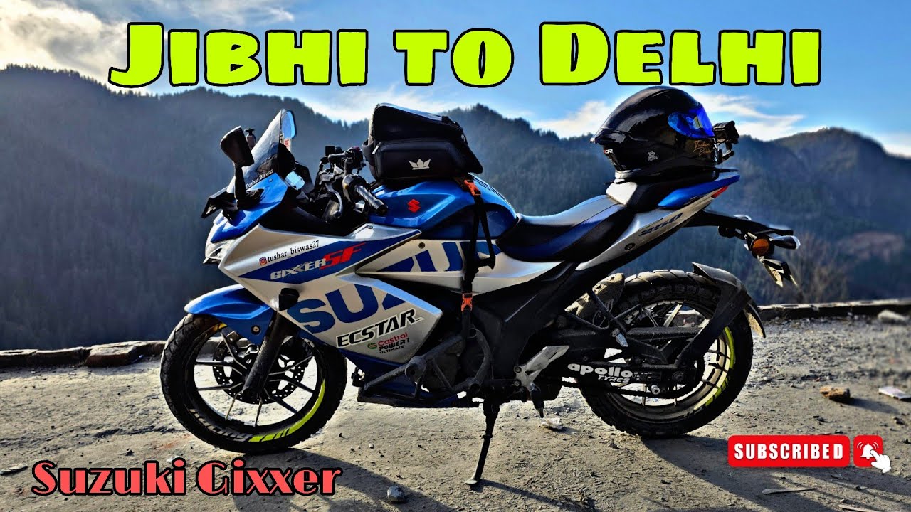 EP-4 Jibhi to Delhi on Bike😰 Suzuki Gixxer SF250, Non-Stop Mountains ride, Off-Road mode😈 2026