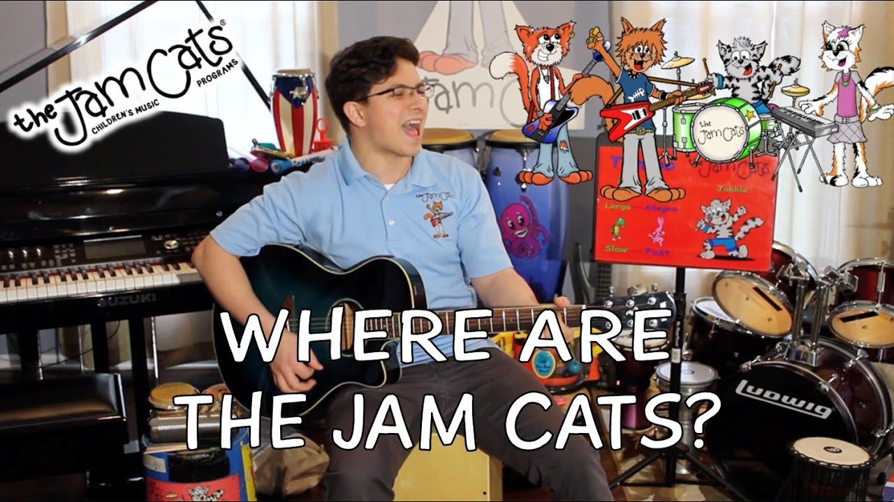 WHERE ARE THE JAM CATS?  -  The Jam Cats | Kids Songs | Nursery Rhymes | Music Classes | Lessons