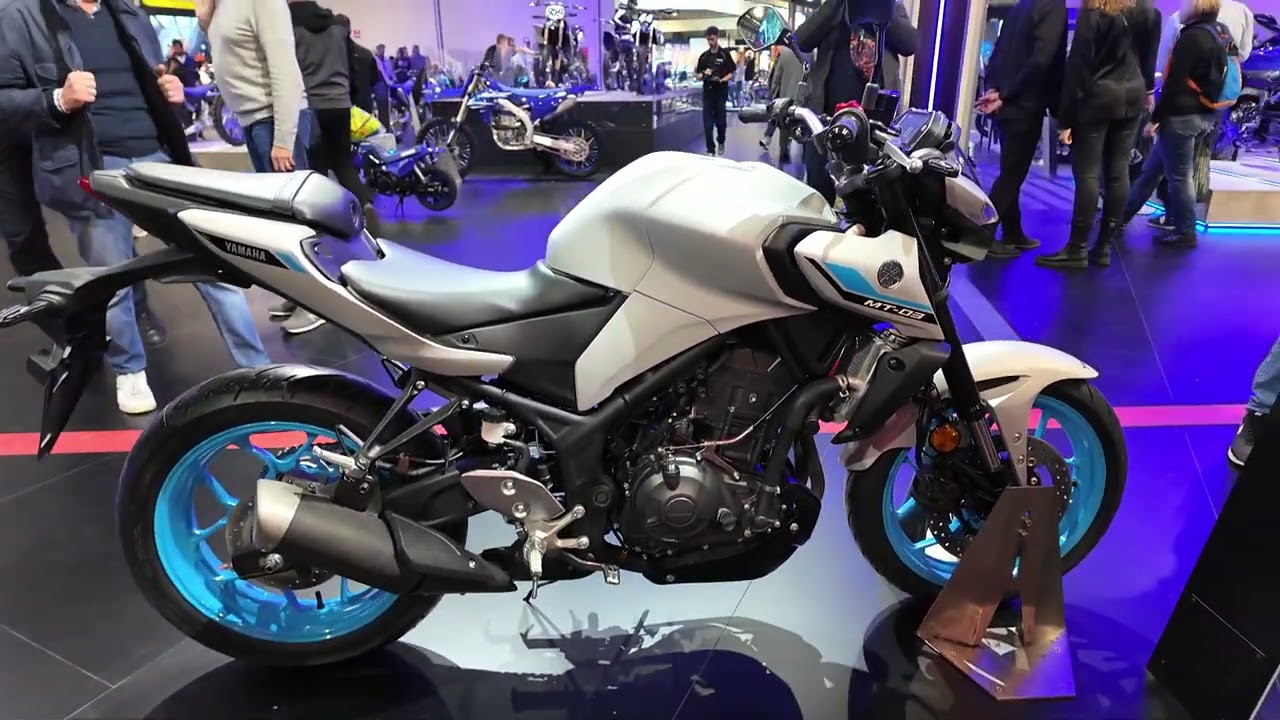 New 2025 YAMAHA MT 03 motorcycle at EICMA Italy