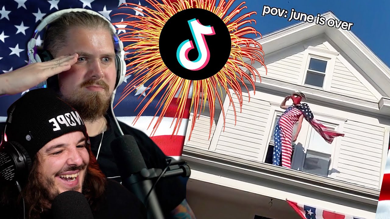RED, WHITE AND REACT!: 4th of JULY TikToks with Mully!
