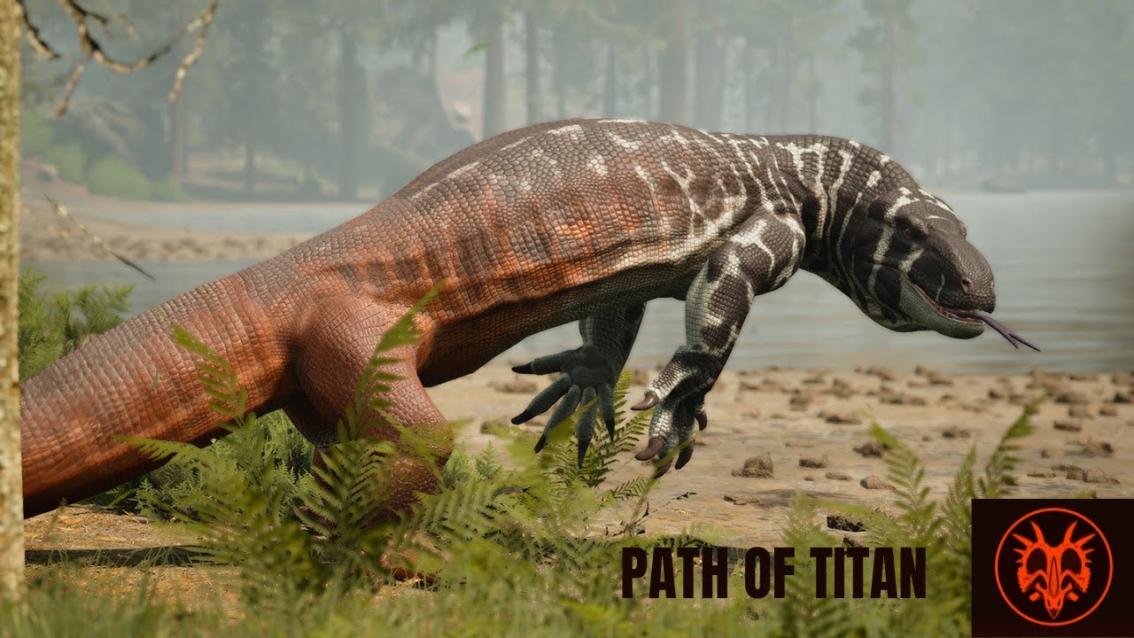 Les Mégalania défendent leur territoire [PATH OF TITANS] [FR]