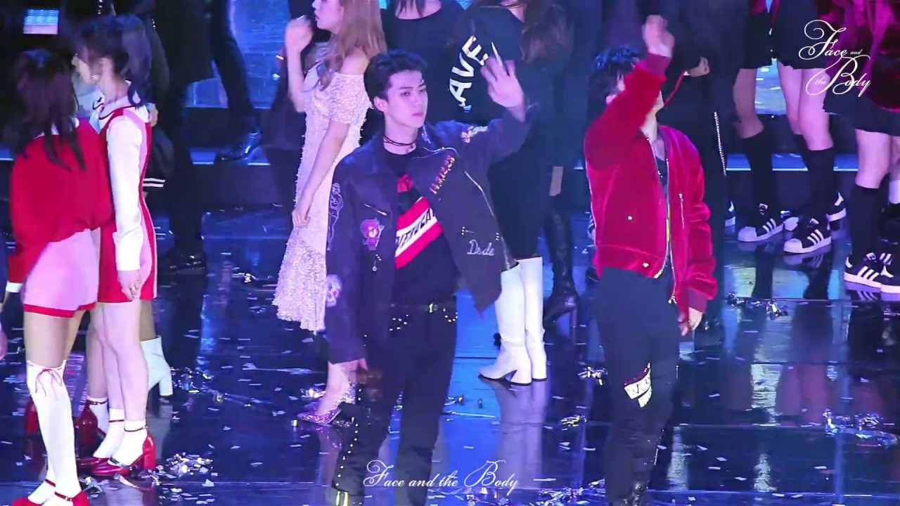 170119 서울가요대상 SMA 엔딩 EXO 세훈 (ft.송민호)