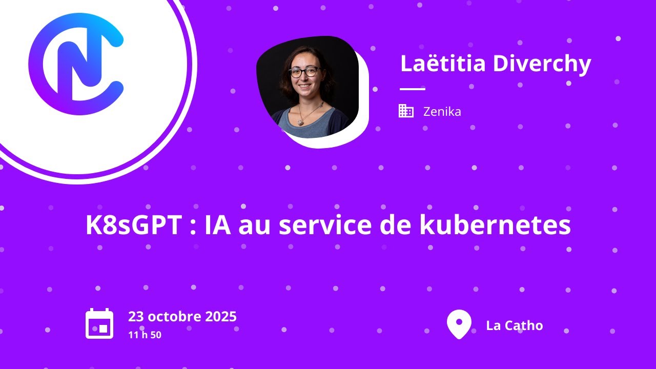 K8sGPT : IA au service de kubernetes - Laëtitia Diverchy