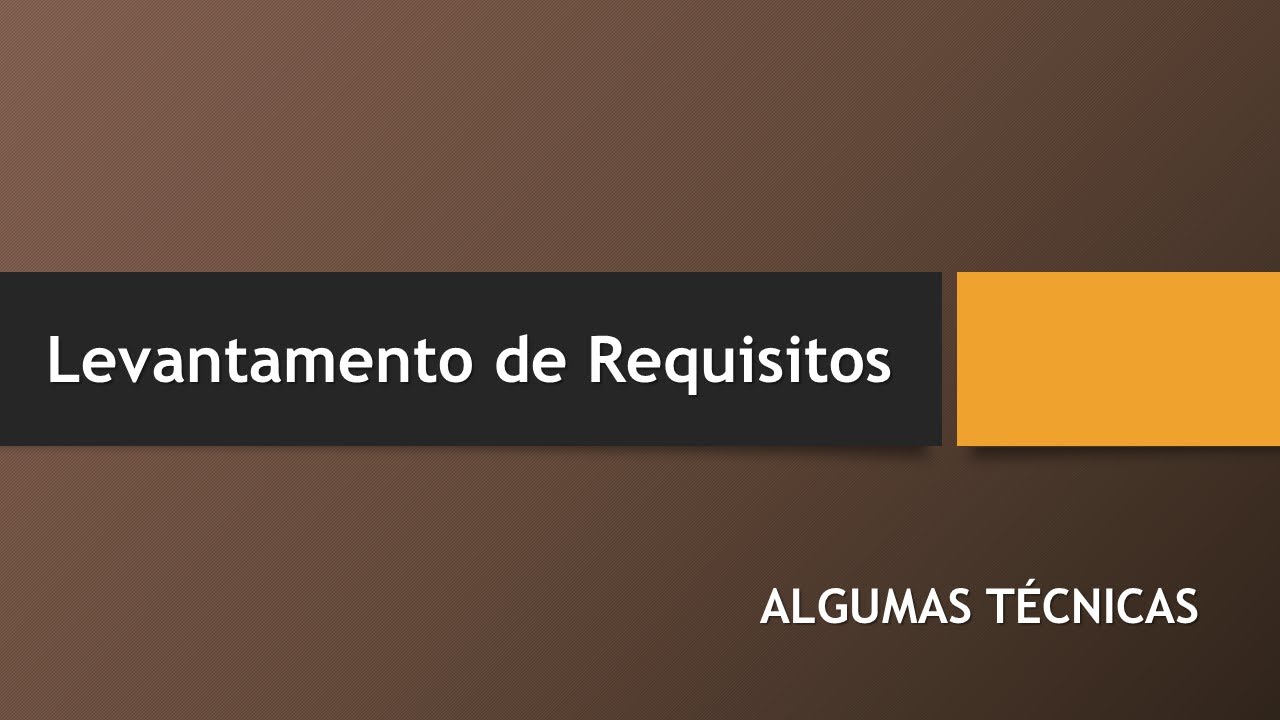 Técnicas de levantamento de requisitos de sistemas