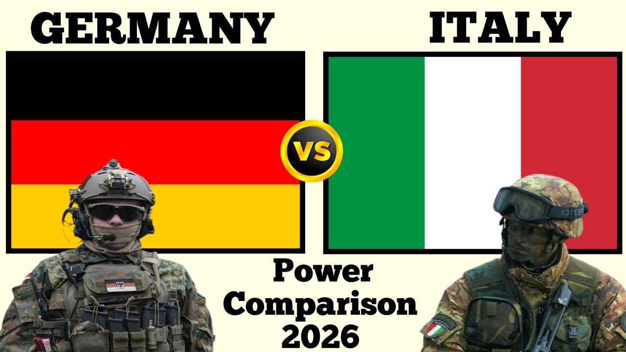 Germany vs Italy Military Power Comparison 2026 | Italy vs Germany Military Power 2026