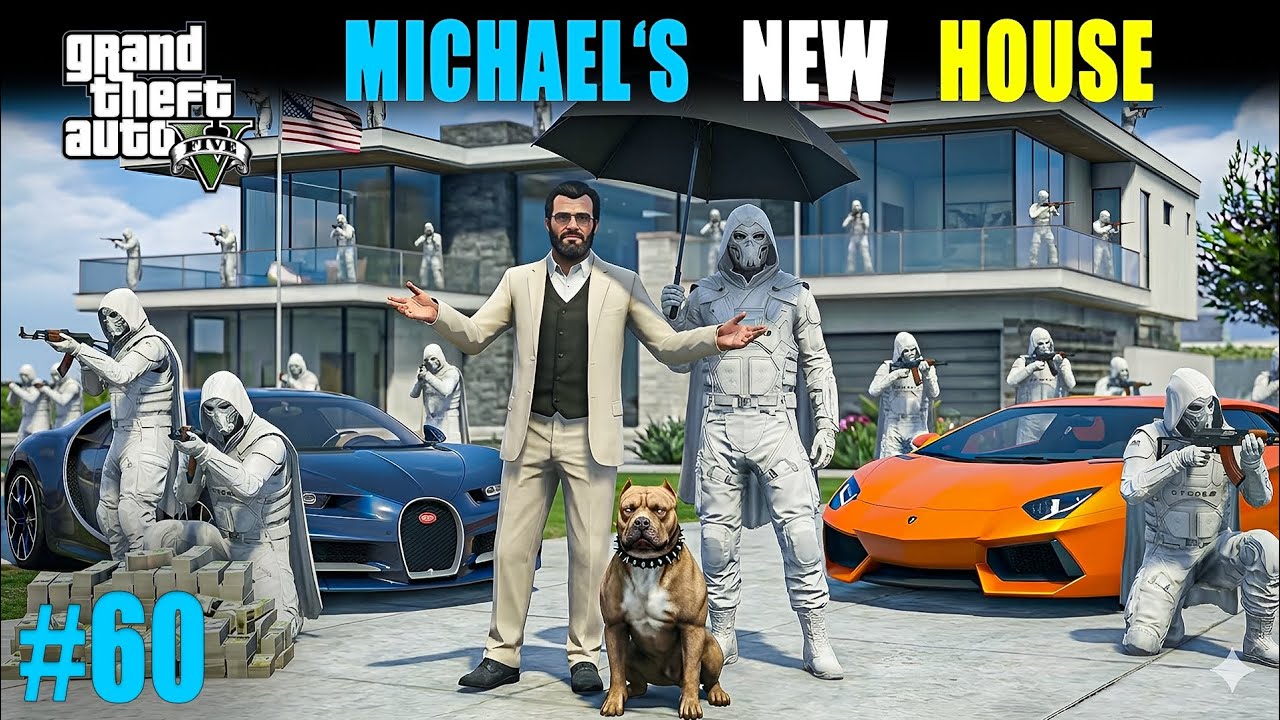 MICHAEL'S NEW HOUSE | GTA V GAMEPLAY | EPISODE#60 