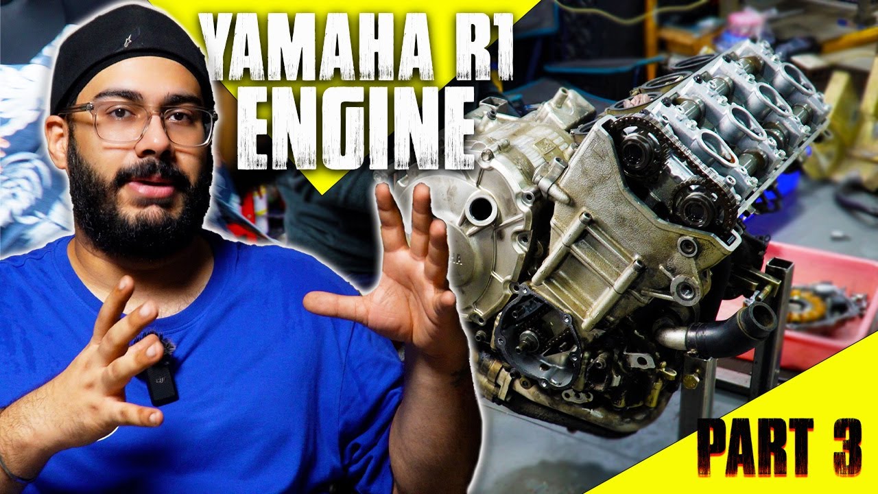 YAMAHA R1 COMPLETE ENGINE OPEN | ULTIMATE R1 BUILD | SIMRAN KING