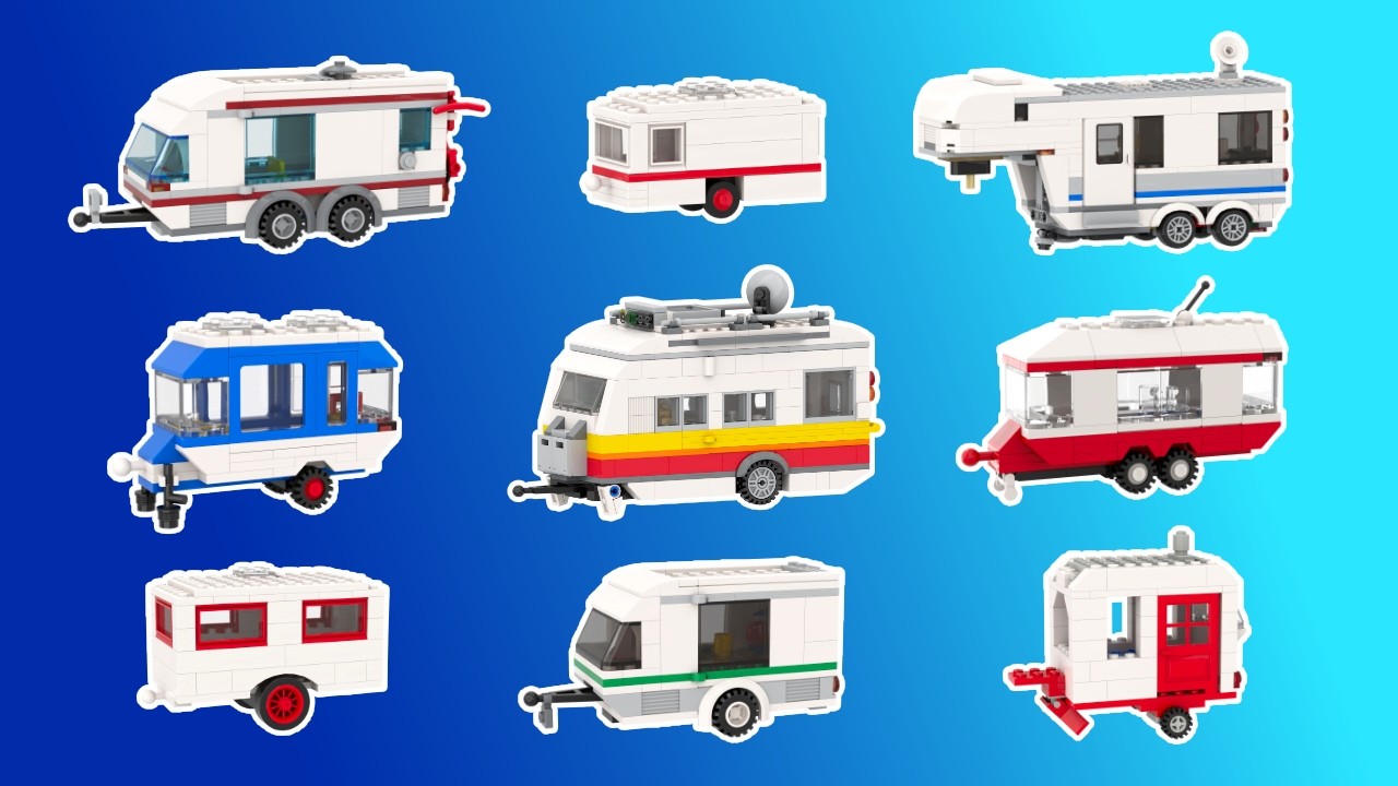 All Lego Caravan Sets Speed Build Comparison