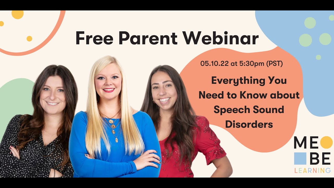 MeBe Learning: Everything You Need to Know about Speech Sound Disorders