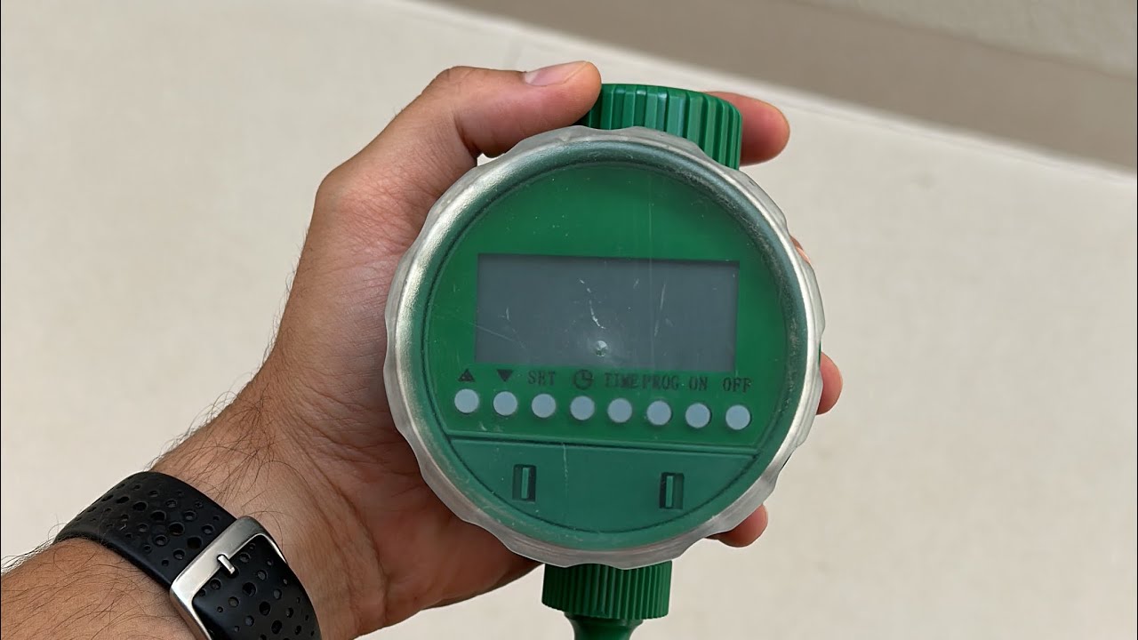 Como programar irrigador automático #irrigation #jardim #jardinagem #jardimdoéden #plants #flores