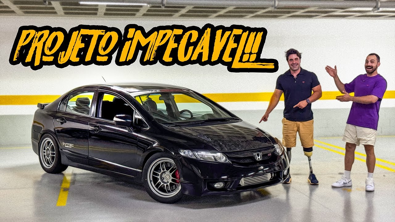 HONDA CIVIC SI TURBÃO TODO PREPARADO!! @RACE 100 - 200