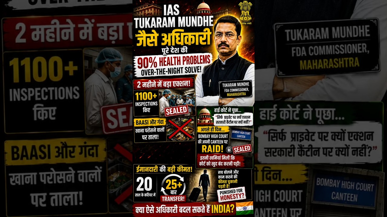 IAS Tukaram Mundhe Se System Kyun Darta Hai? 😳 #pradhumankoushal #facts #generalawareness