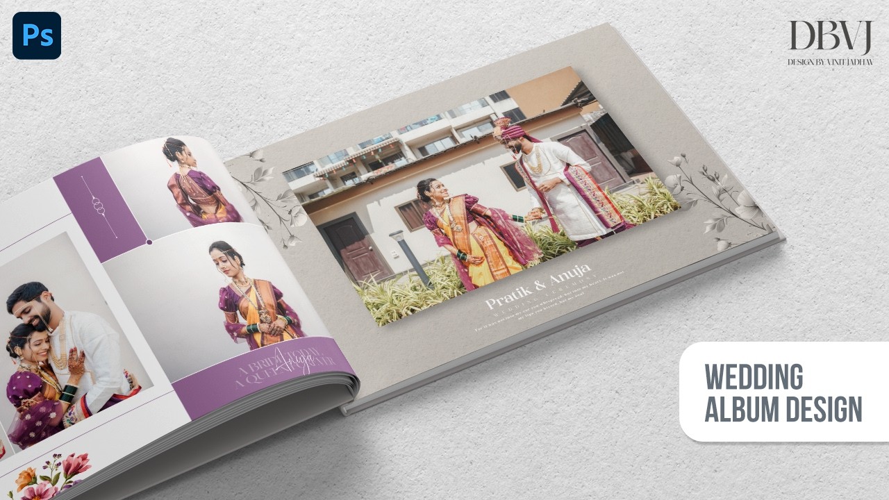 Premium Wedding Album Design 2025 | Trending Layouts & Ideas | Design By Vinit Jadhav 