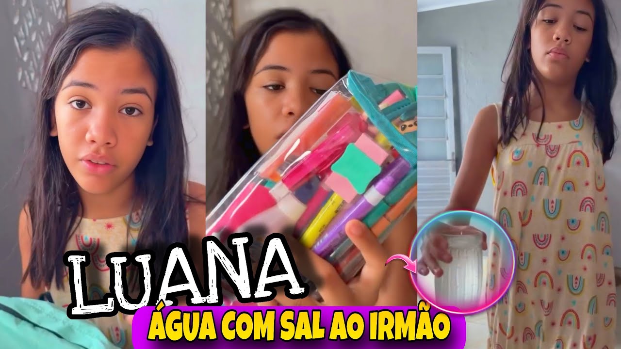 LUANA apronta com Thiago + material escolar 🫢