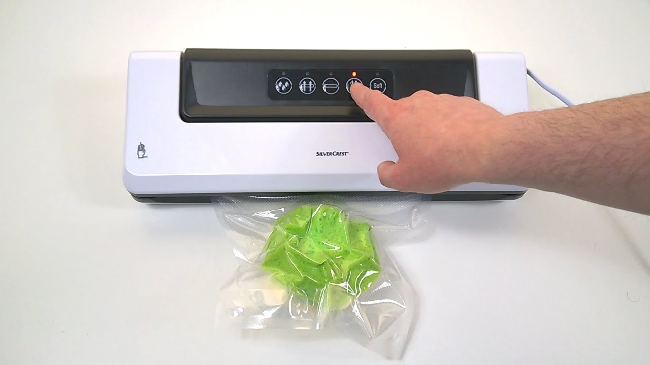 SilverCrest SV 125 B2 Lidl vacum sealer unboxing and test vakuumierer pakowarka próżniowa