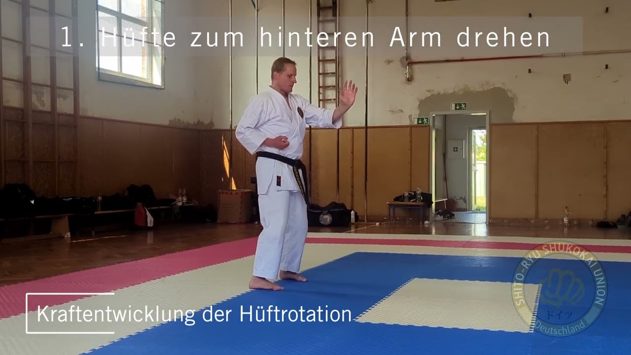 Principles of movement in Karate Nr. 2 double hip rotation // Shito-ryu Shukokai