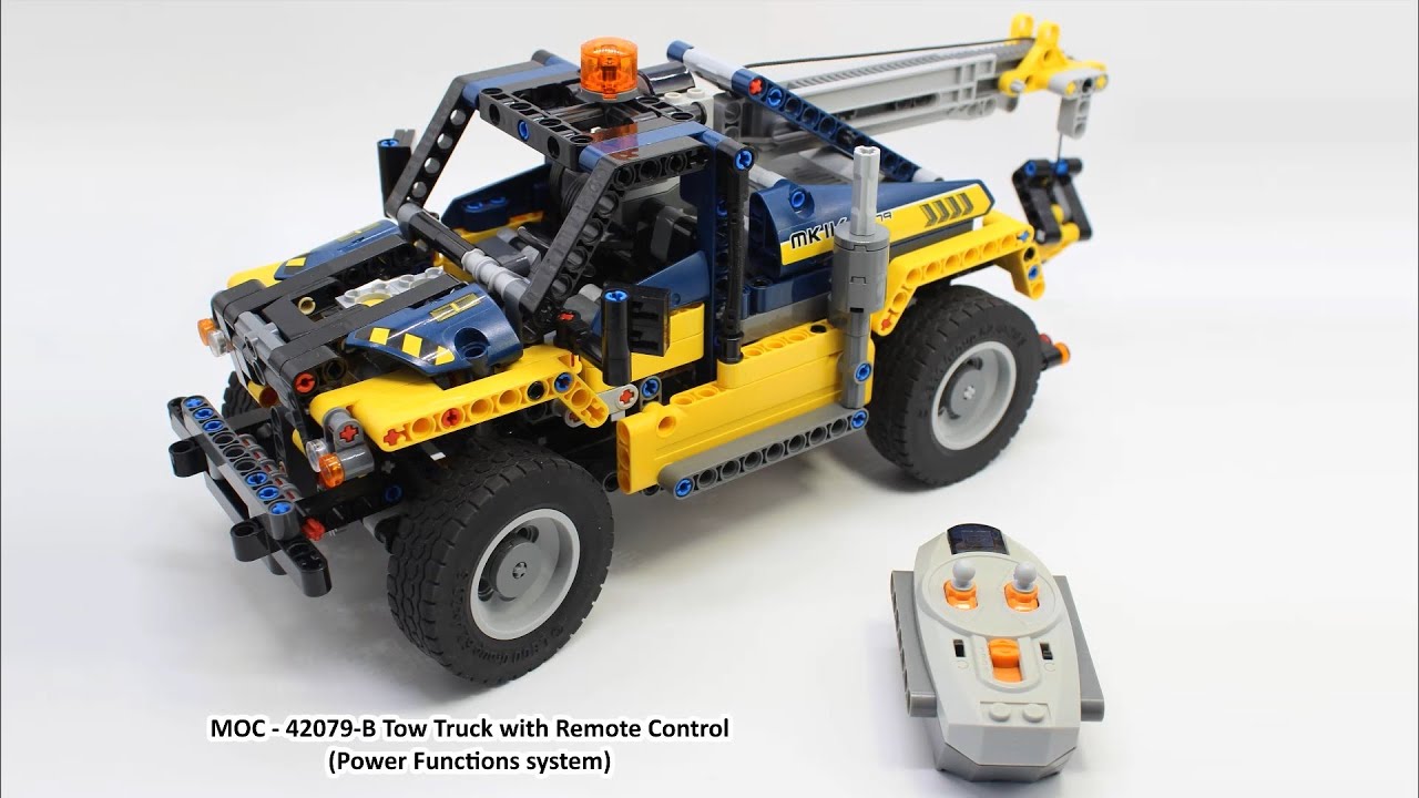 MOC - 42079-1-b1 Tow Truck with Remote Control (Power Functions system)