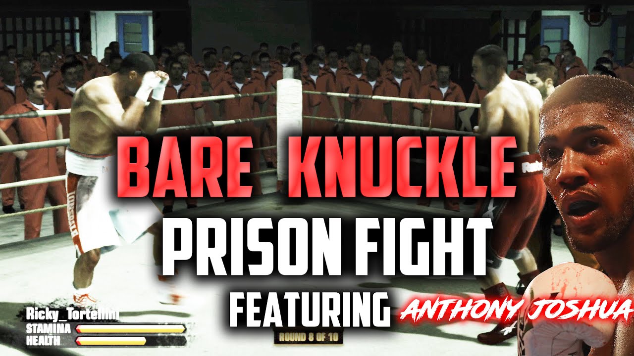 I Used Anthony Joshua Online Prison Bare Knuckle Fight! 😳 Opponent Played DIRTY!!!