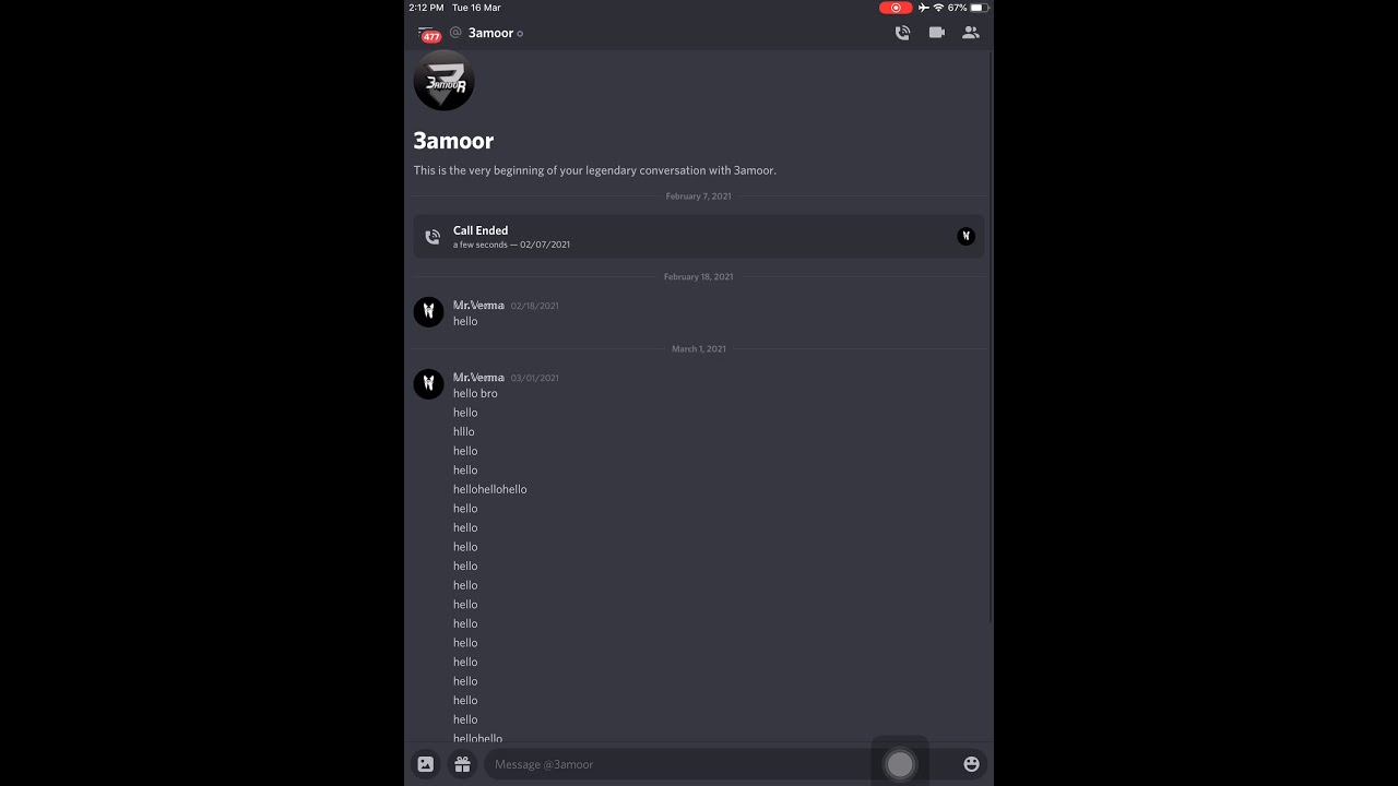 How to make 3amoor reply back to you in 5 seconds.