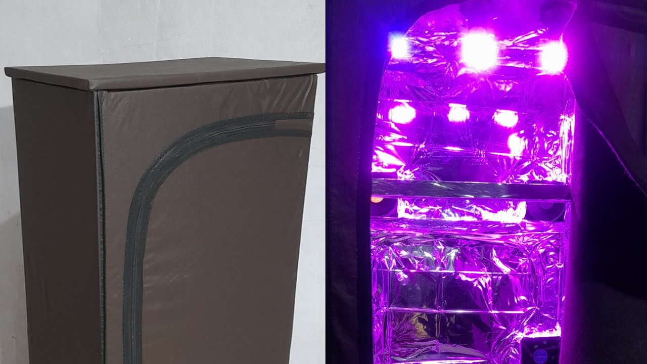 Estufa Secreta Sapateira Growbox - Kit Cultivo- Fa&ccedil;a Voc&ecirc; Mesmo - Passo &aacute; passo montagem
