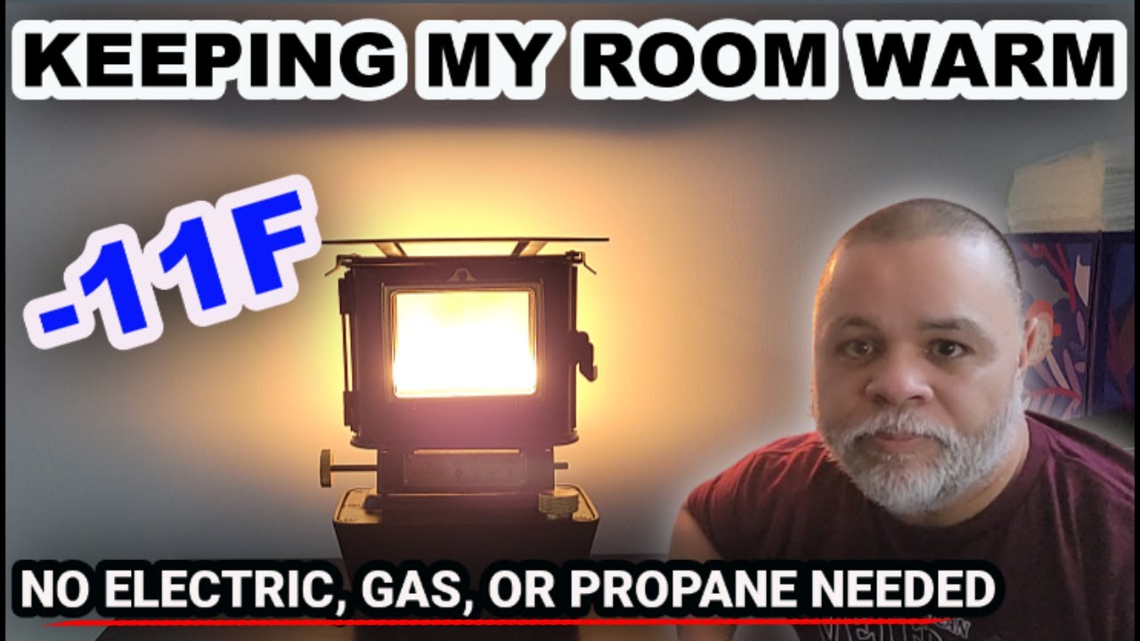 NO CENTRAL HEAT - KEEPING WARM IN MY ROOM - DURING RECORD BREAKING WINTER STORM -13F 🥶