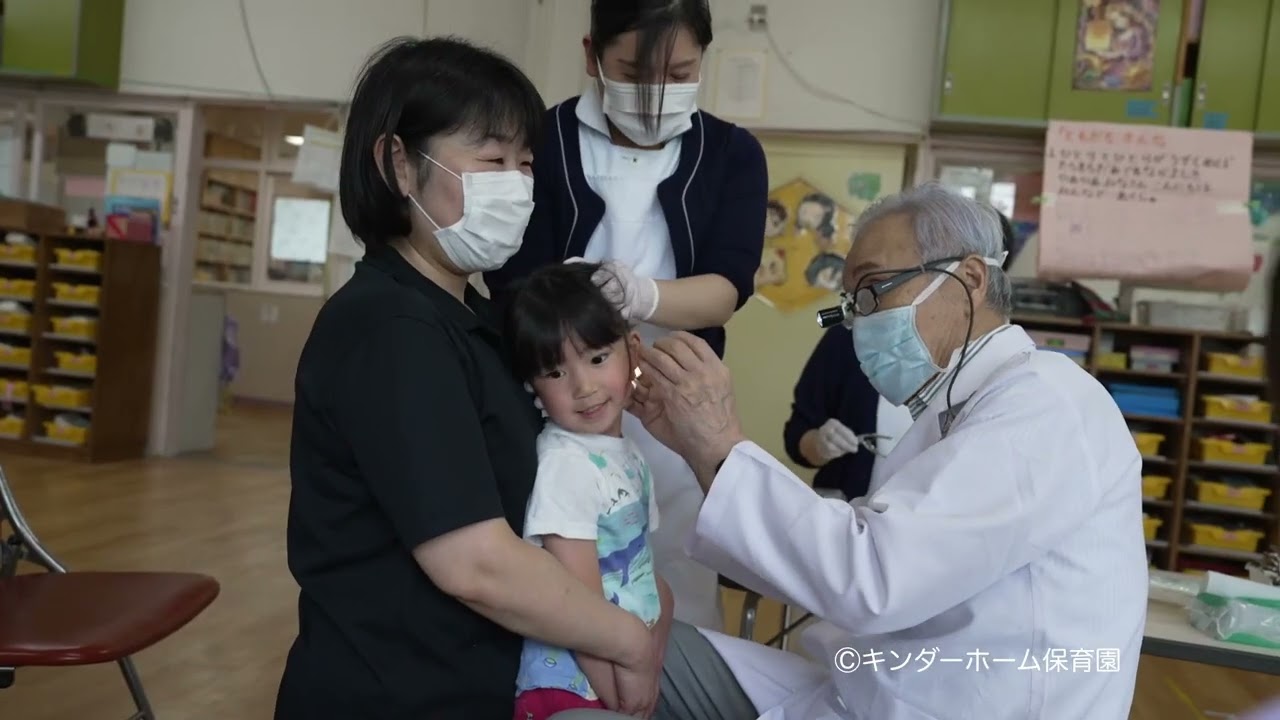 耳鼻科検診・眼科検診の様子です