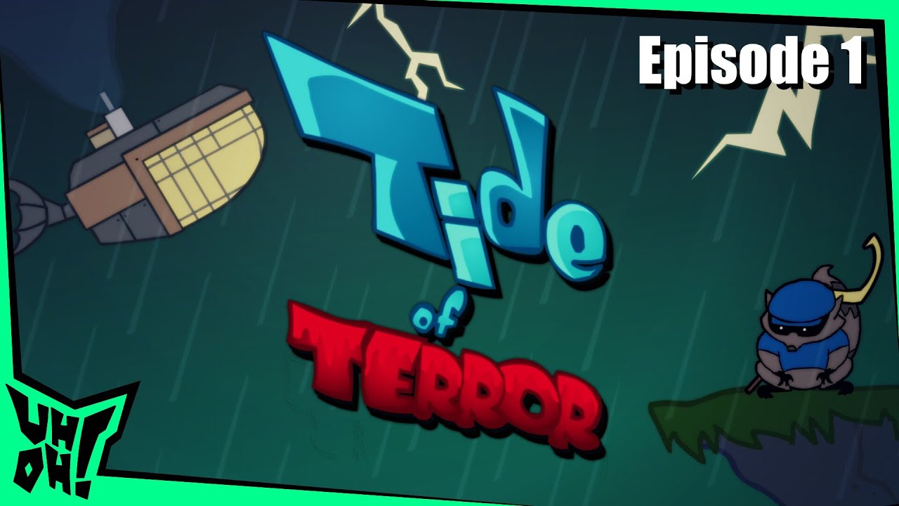 Tide of Terror - Sly Cooper Animated Parody 🦝🐸| Uh-Oh! Cartoons (Loud Sounds & Flashing Lights)