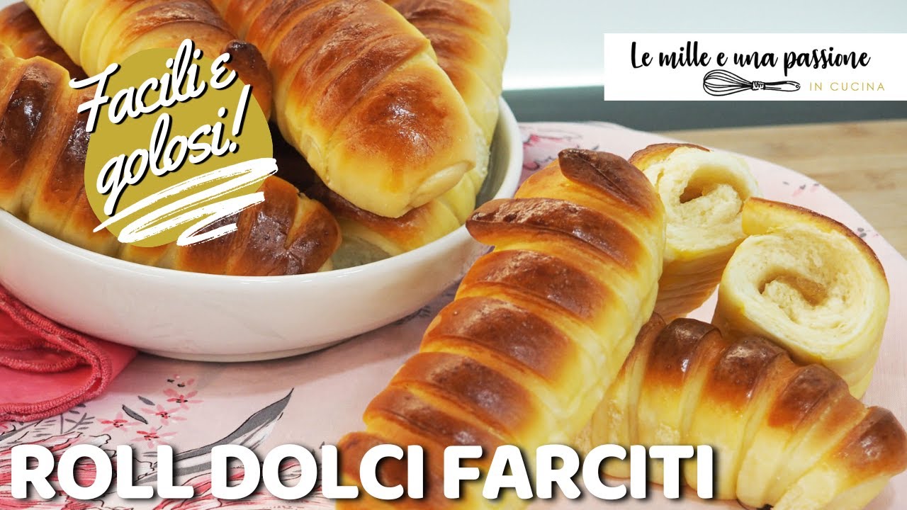 Roll dolci farciti soffici | Con Monsieur Cuisine Smart