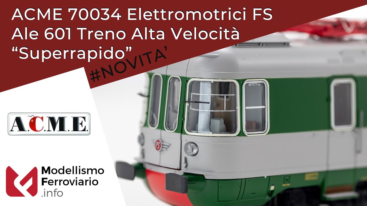ACME 70034 Elettromotrici FS Ale 601 Treno Alta Velocità 