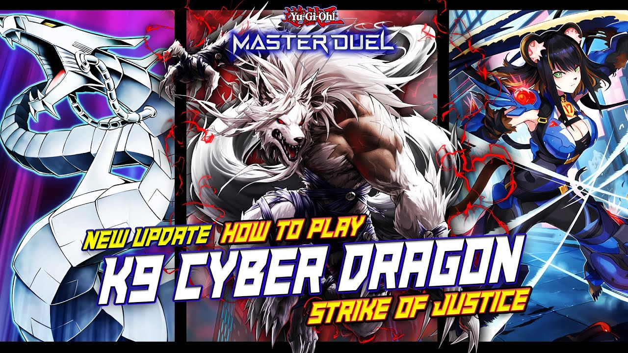 MASTER DUEL - HOW TO PLAY! K9 CYBER DRAGON DECK 2026 - COMBO 1 CARD = 9 DISRUPTION