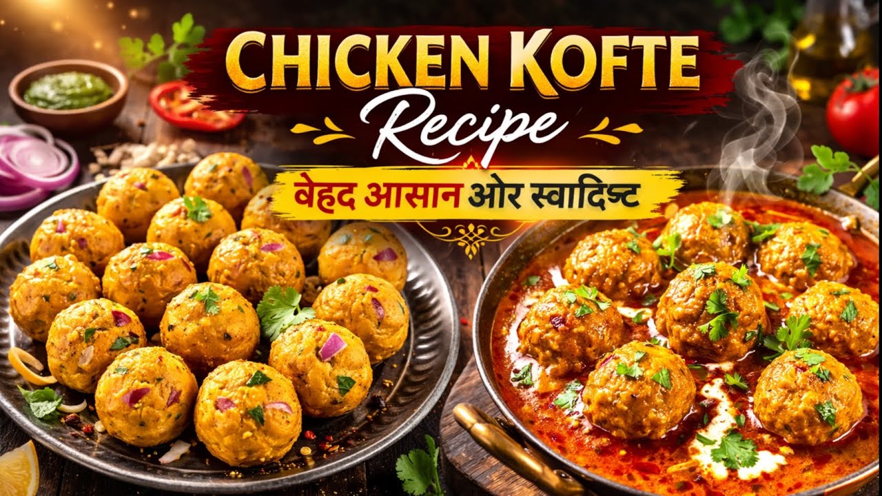 Chicken Kofte Recipe | Easy & Delicious Restaurant Style Chicken Kofta Curry at Home 🍗✨