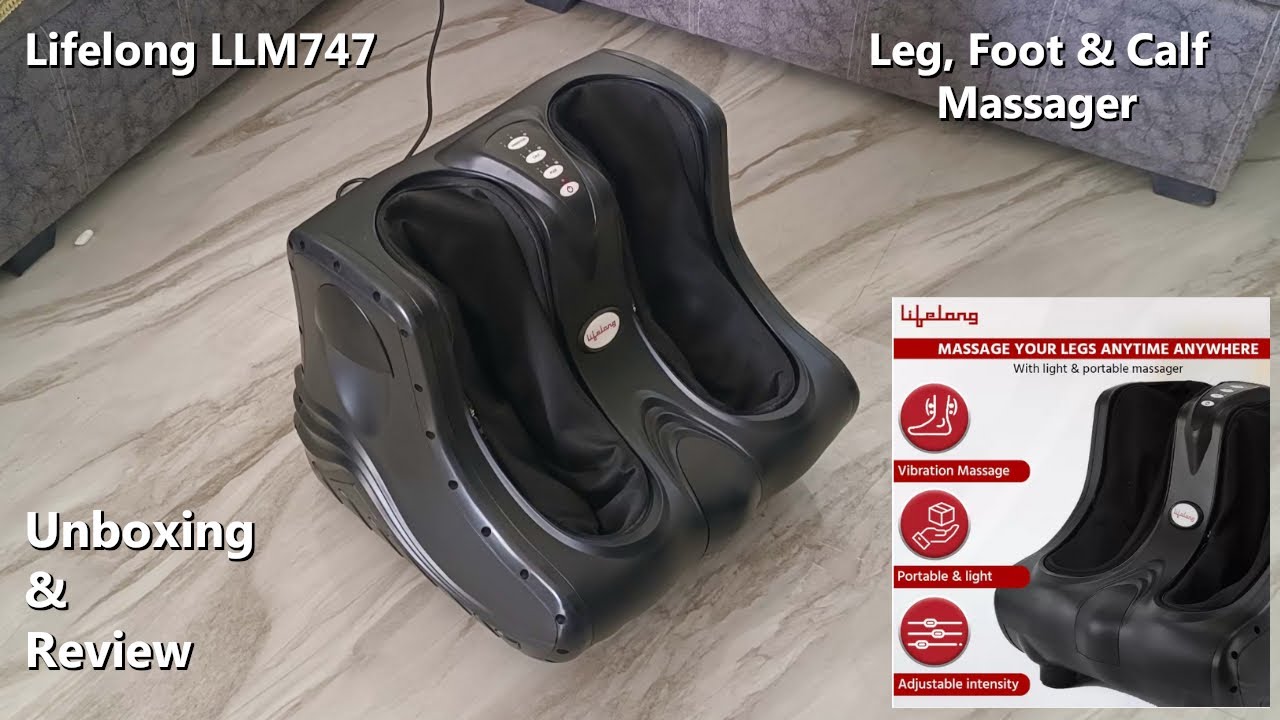 Unboxing & Review I Leg, Foot & Calf Massager I Rs. 6,000 | Lifelong LLM747 | Speed + Vibration