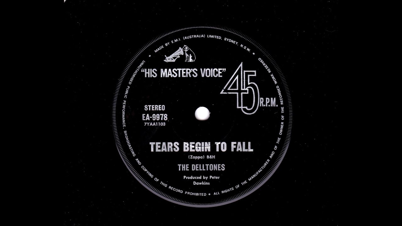 The Delltones   Tears Begin To Fall - 1972 (Zappa)