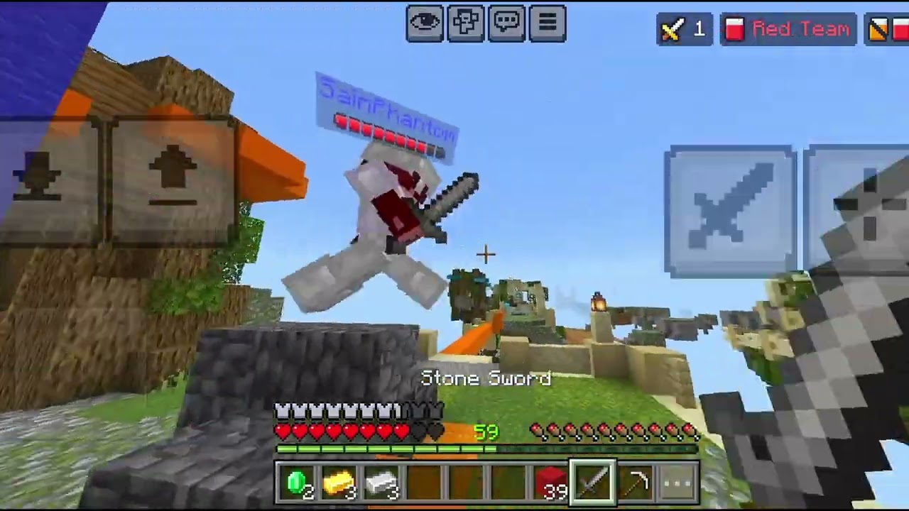 Hive bedwars gameplay 