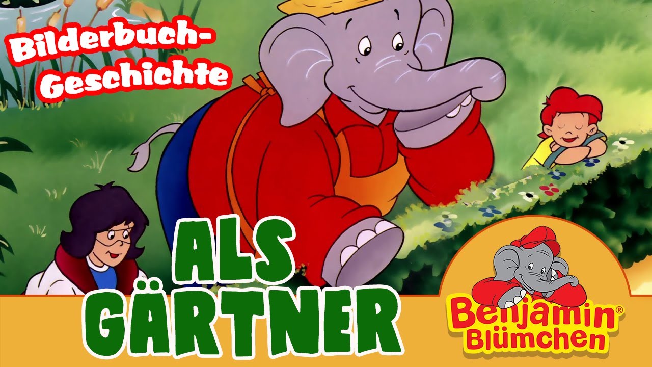 Benjamin Blümchen - als Gärtner | Meine erste BILDERBUCH GESCHICHTE