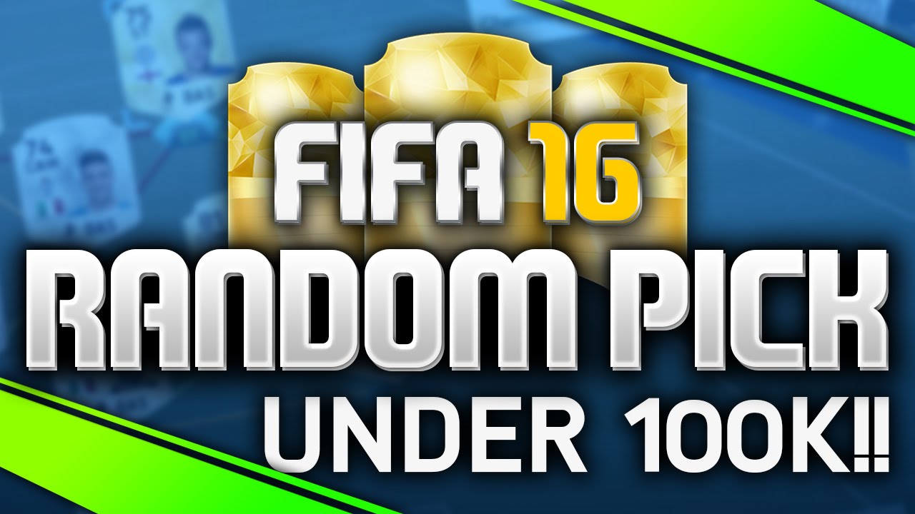 IT'S UNDER 100K!! The Random Pick #28 (FIFA 16 Ultimate Team)