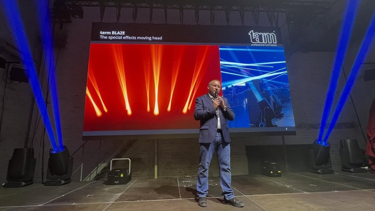 The tarm SAGA begins - live presentation at the Laserworld Group Open House Event 2025