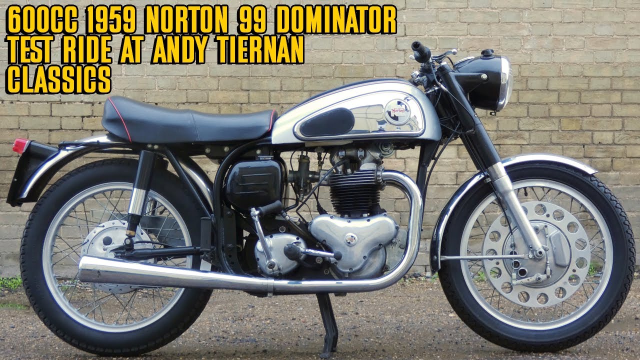 1959 Norton 99 Dominator 600cc at Andy T classics #09467nrt