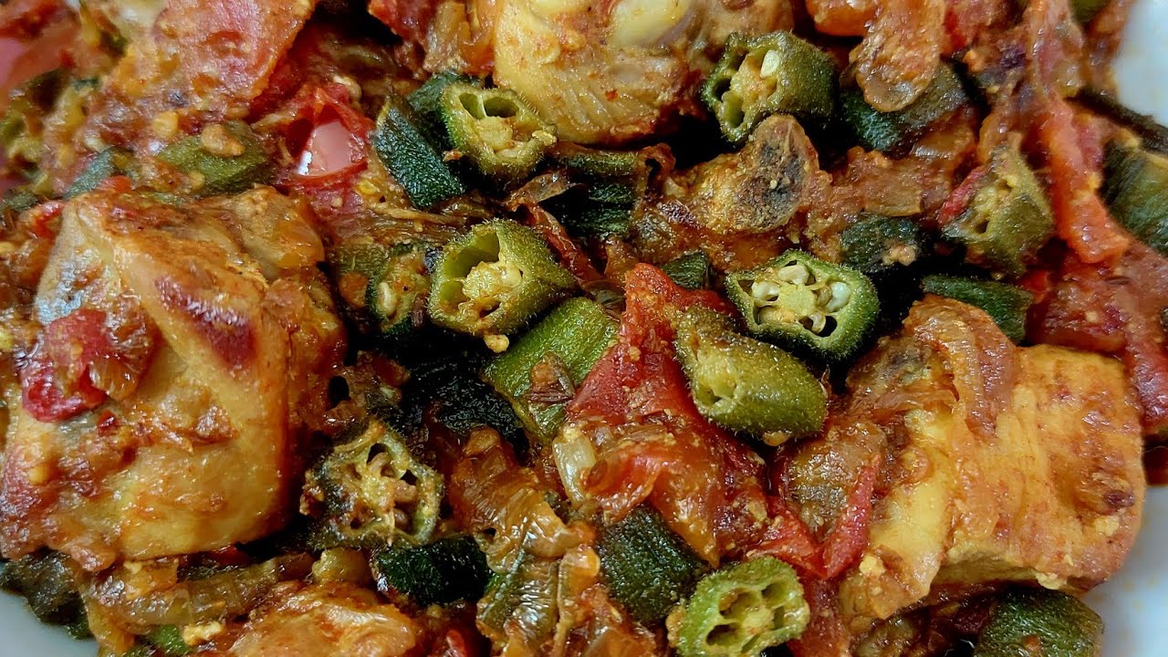 Okra and Chicken Recipe | Easy Lunch and Dinner Chicken Curry