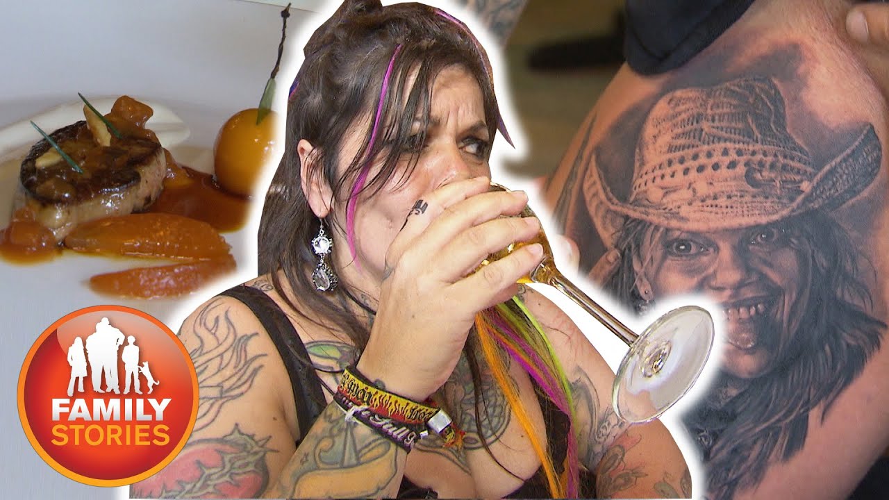 Im Gourmet-Restaurant die Hosen runter? | Eine schrecklich verrückte Tattoo-Familie | Family Stories