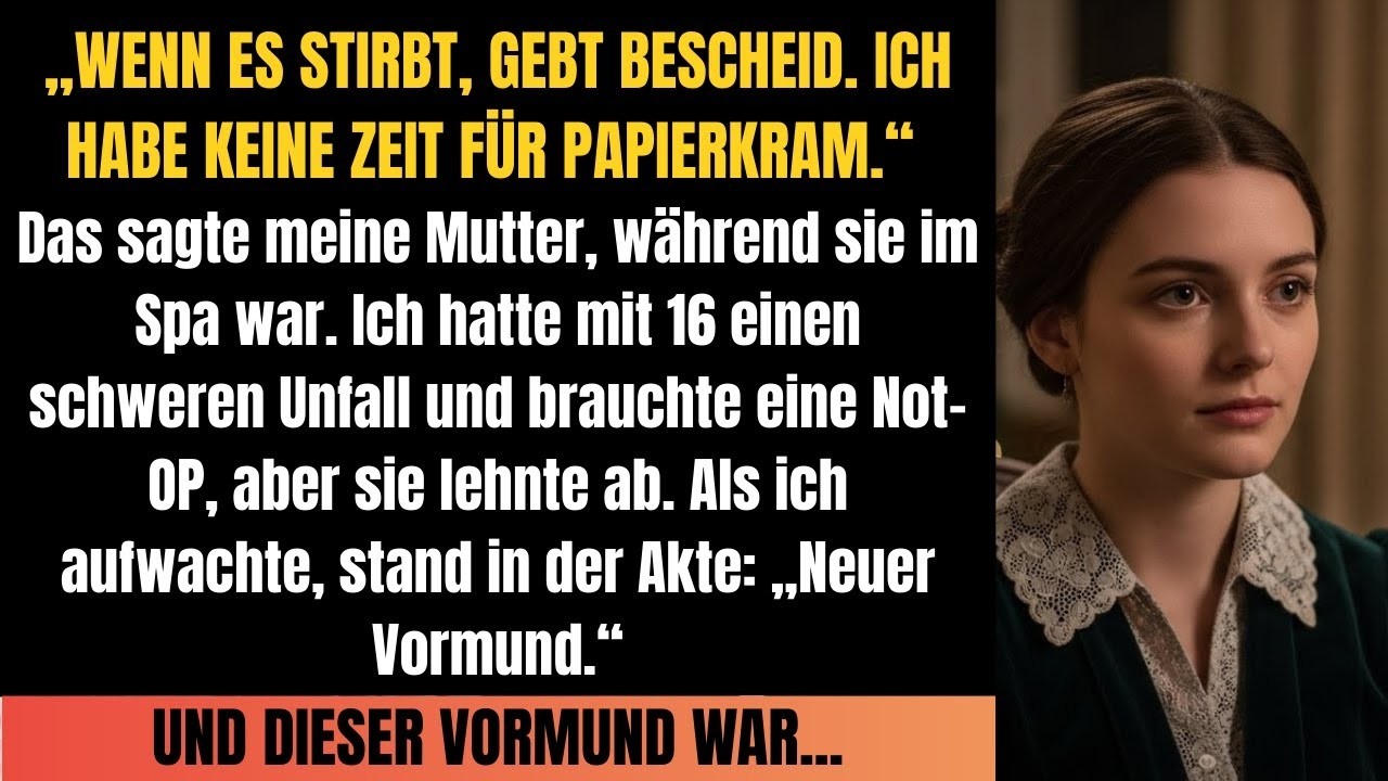 „Wenn es stirbt, gebt Bescheid “ Mama verweigerte OP  Akte： Neuer Vormund
