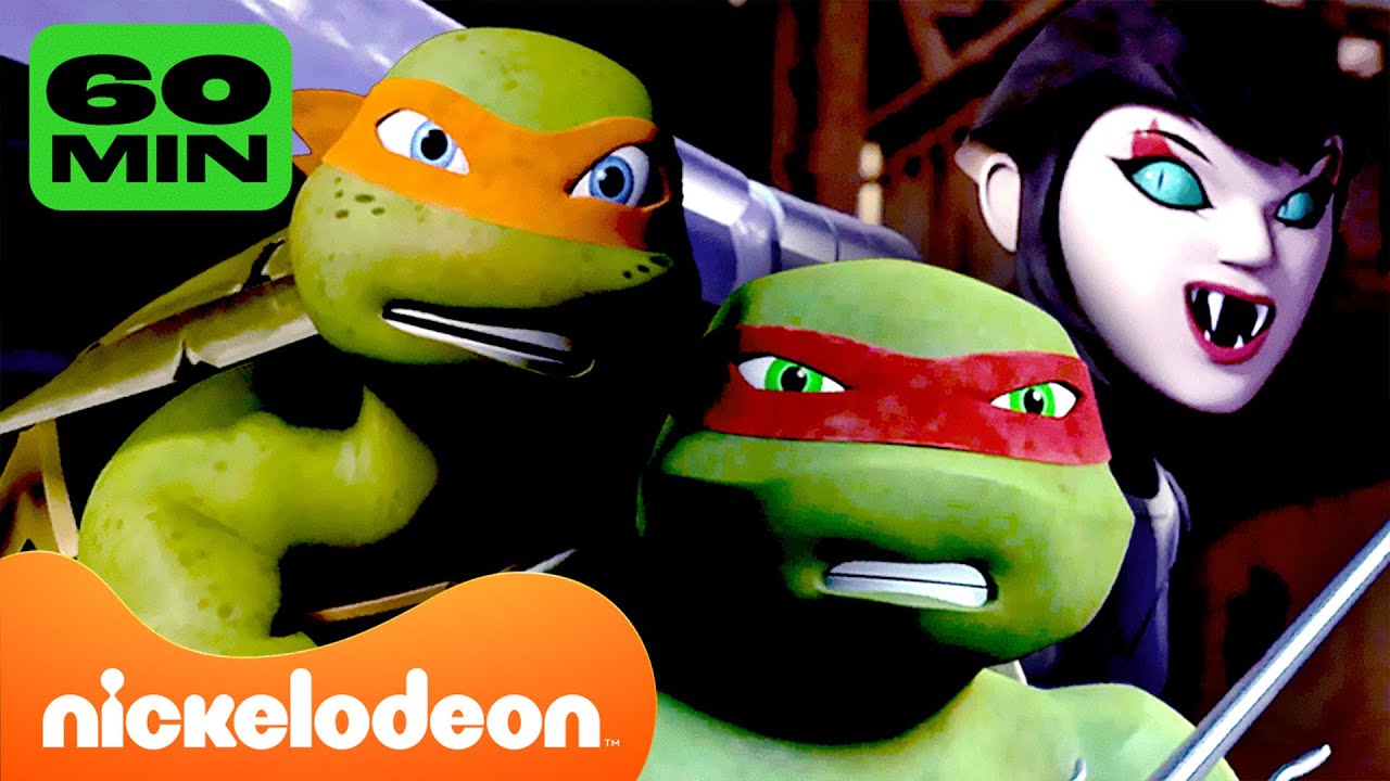 TMNT: Teenage Mutant Ninja Turtles | 60 MINUTEN van Ninja Turtles GOED vs. KWAAD momenten! 😇😈