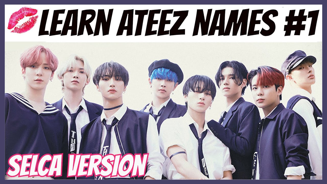 Узнайте имена участников ATEEZ #1 — ПРОВЕРЬТЕ СЕБЯ!