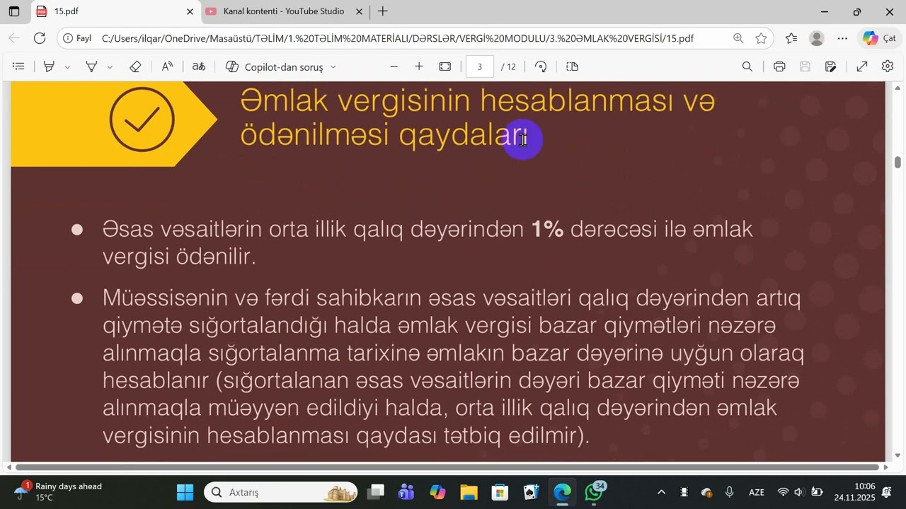 Əmlak vergisi