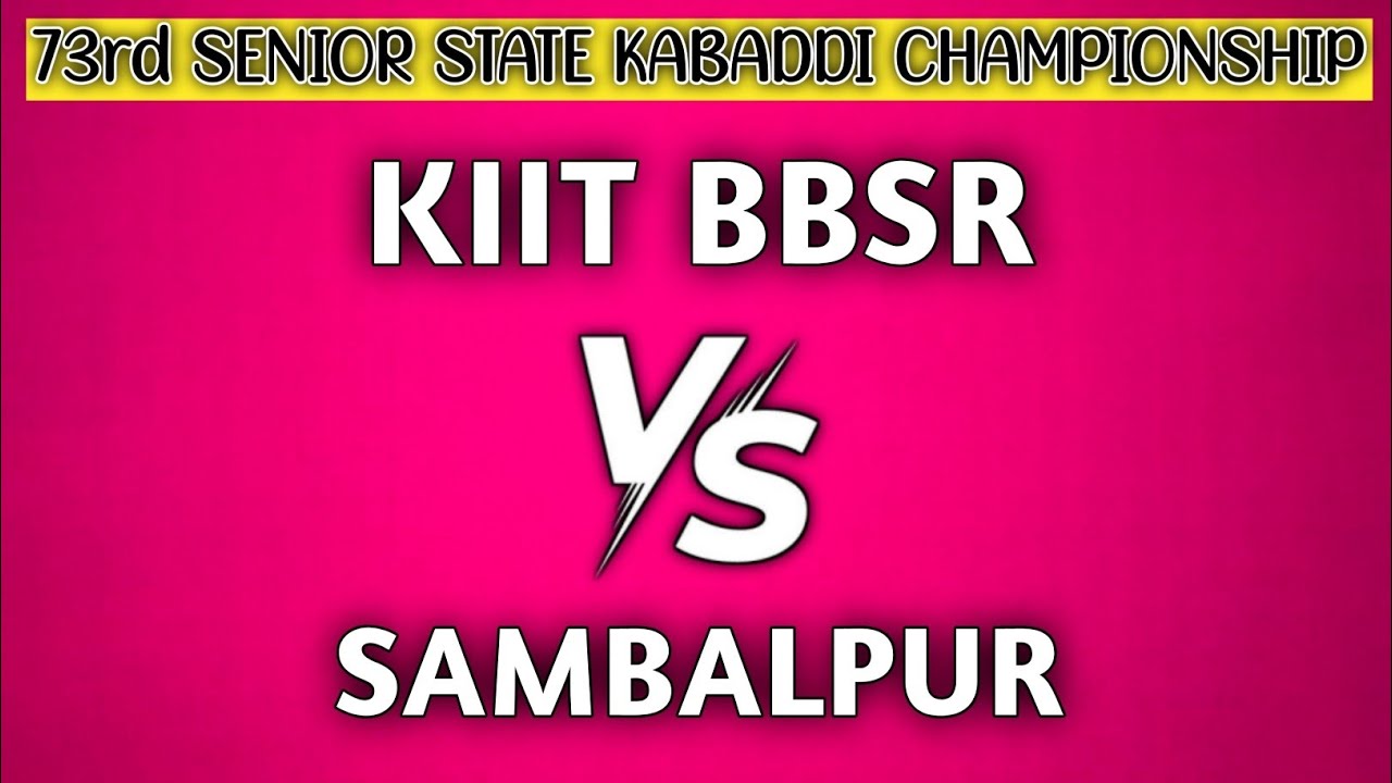 Kiit Bbsr Vs Sambalpur 73rd Senior State Kabaddi Championship 2026 At - Cuttack, Odisha #odishavibes