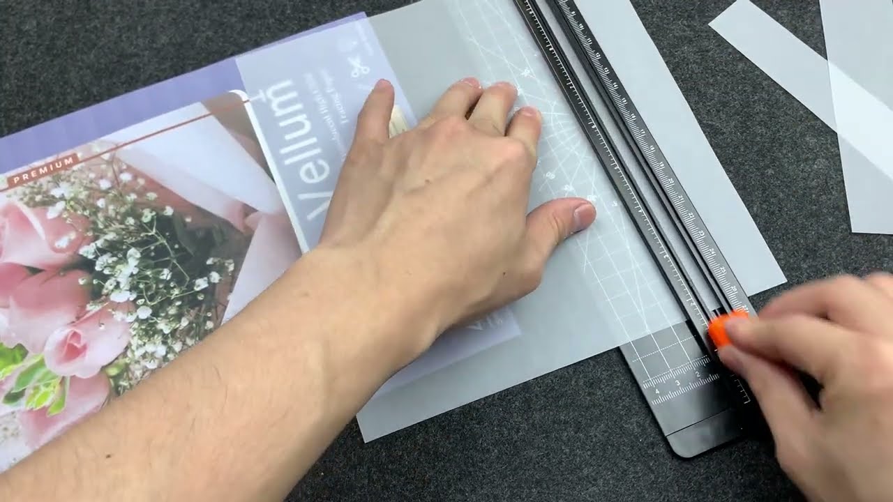 Thick Vellum paper for making cards and wedding invitations