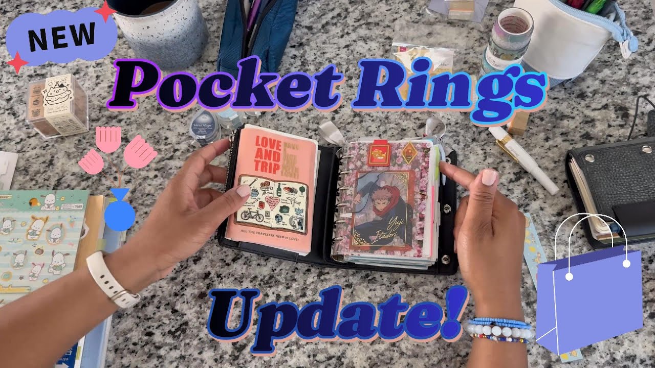 Pocket Rings Update! Plus New Pocket Filofax, current favorite pens, and fun stationery!