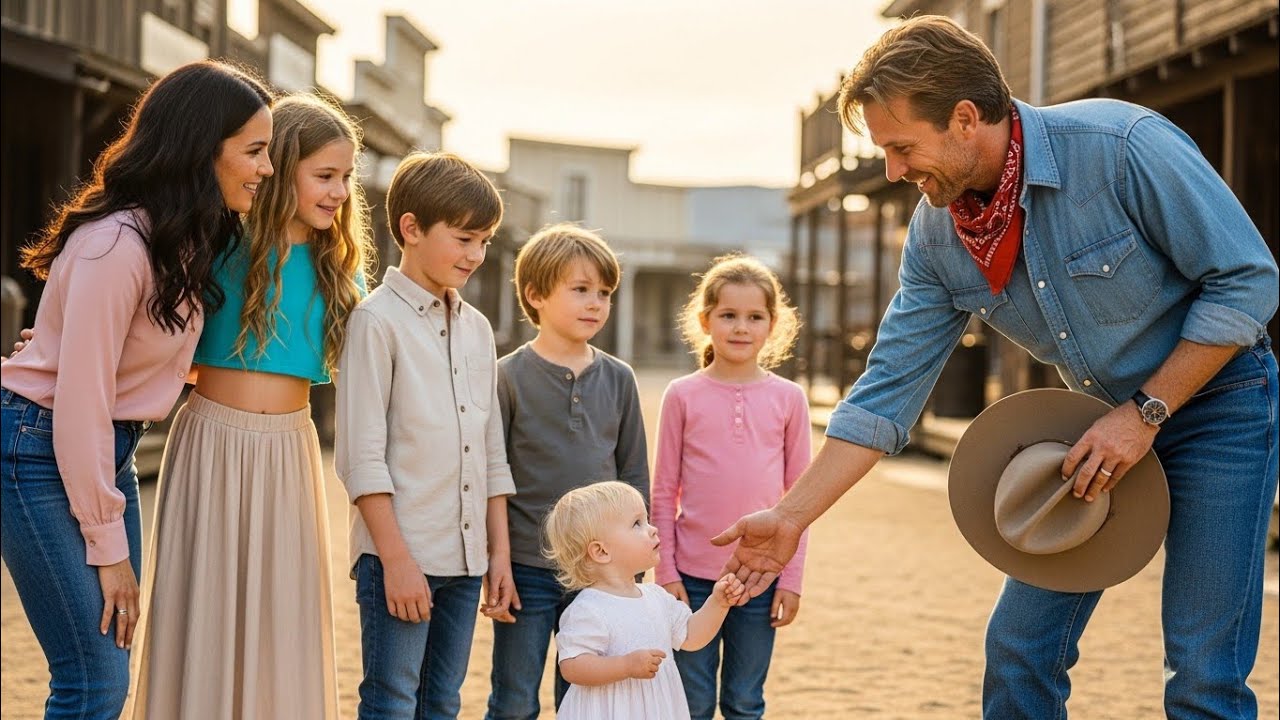 Struggling Widower Buys Family of 6 at Auction, What He Did Next SHOCKED The Whole West!
