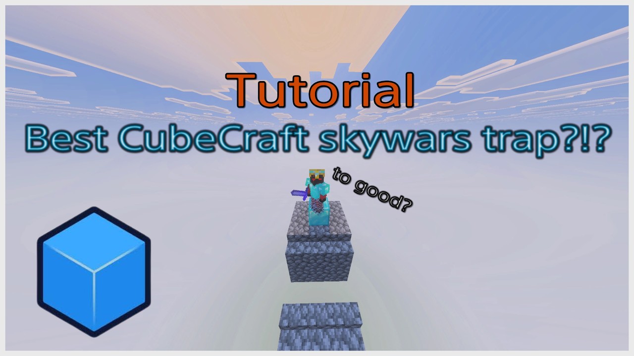 BEST CubeCraft Skywars Trap, Tutorial and clips