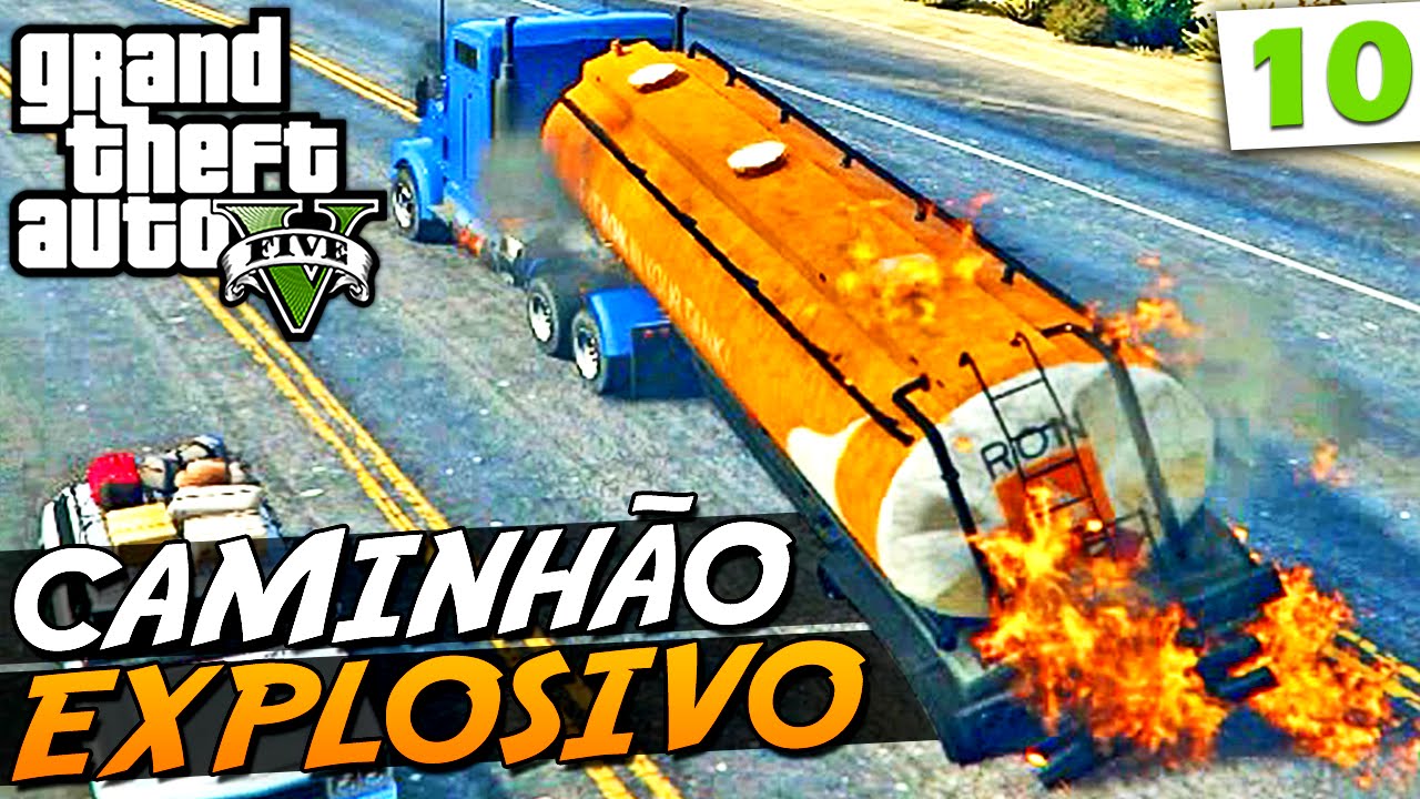 GTA V - Piloto de Fuga: Caminhão Explosivo
